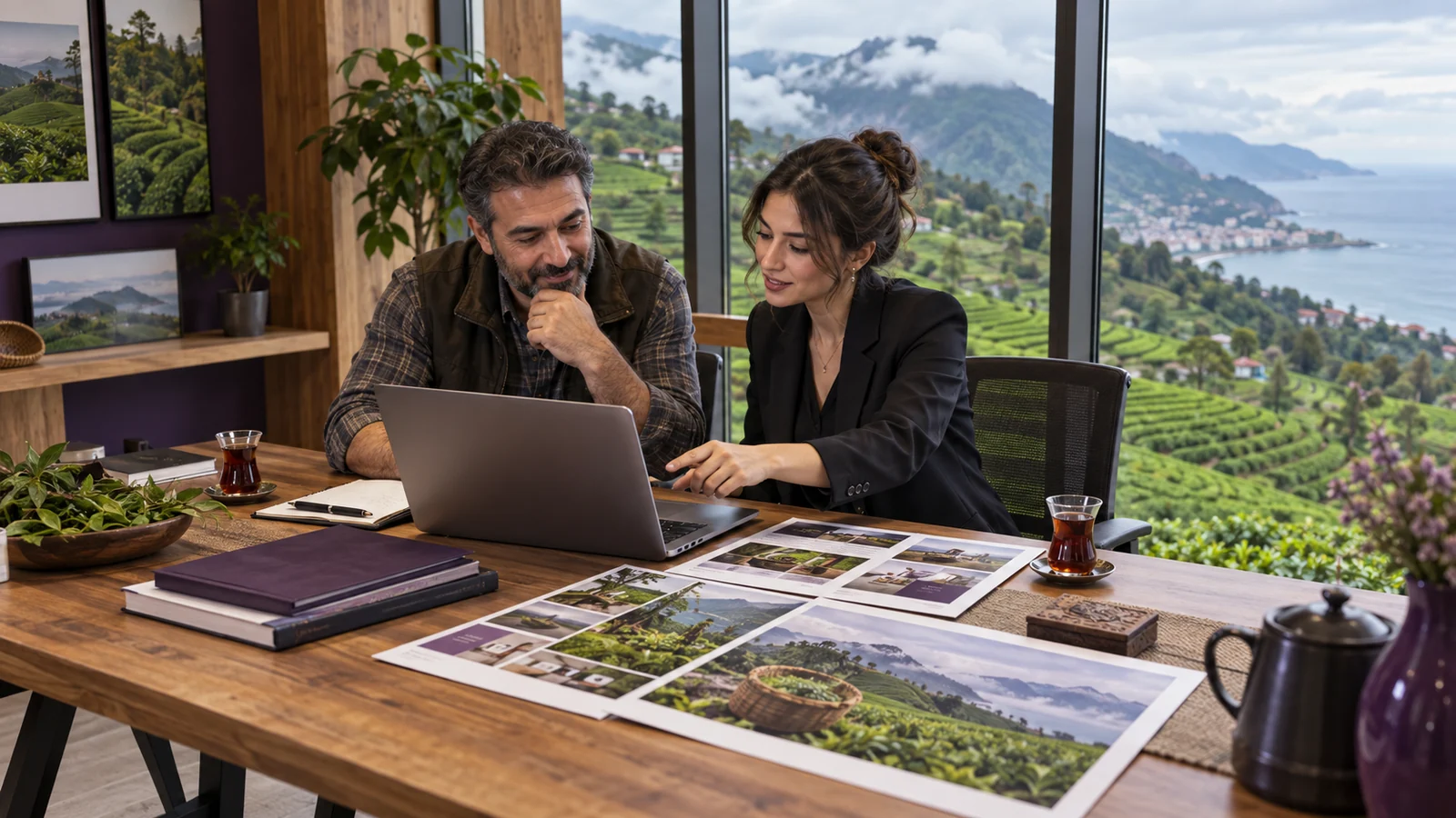 Rize web tasarım firmalarının e-ticaret ve içerik projelerini değerlendiren çay üreticisi